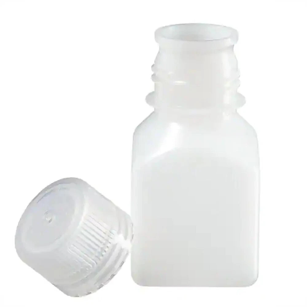 Picture of Nalgene 347942 8 oz Narrow-Mouth Square HDPE Bottle