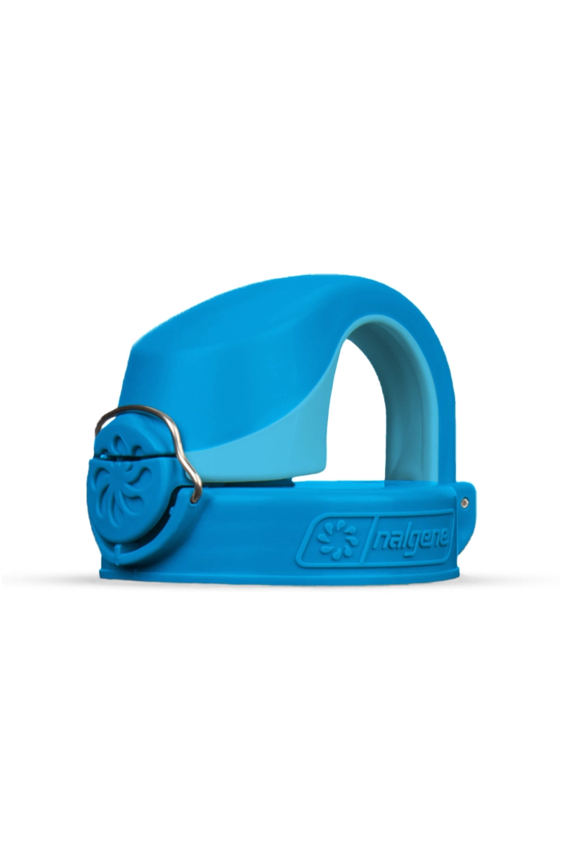 Picture of Nalgene 347463 63 mm On-The-Fly Replacement Cap - Glacial Blue