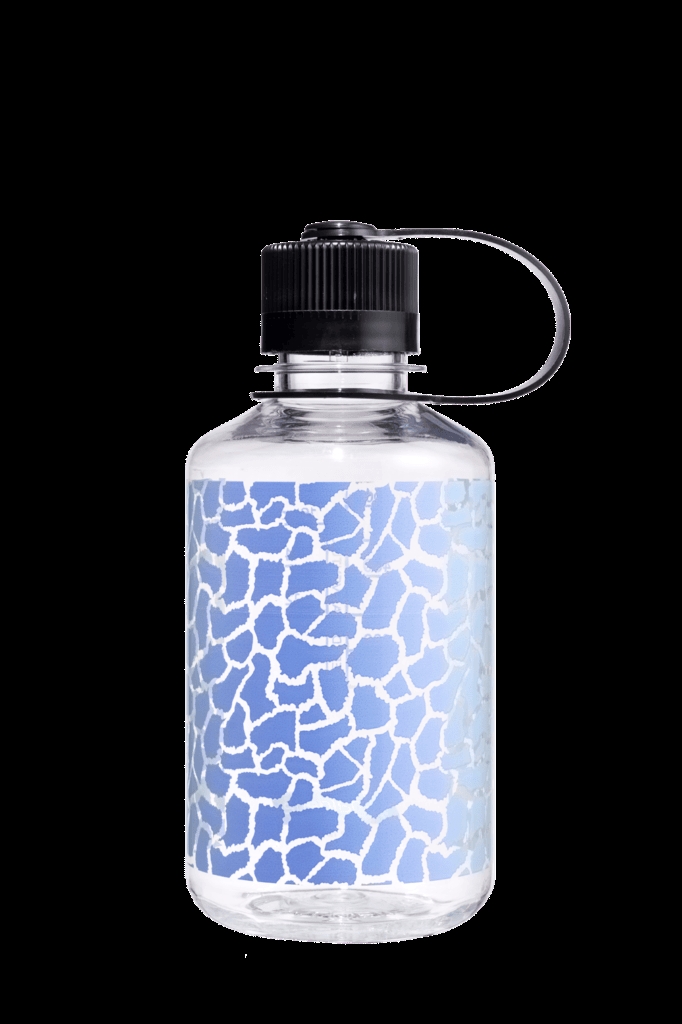 Picture of Nalgene 348808 16 oz Narrow Mouth Sustain Animal Prints Giraffe Bottle - Clear