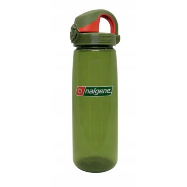 Picture of Nalgene 348755 24 oz On-The-Fly Sustain Bottle Juniper with Juniper Orange Cap
