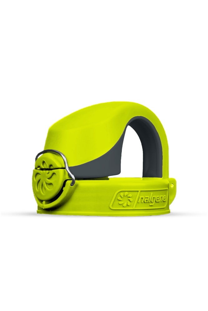 Picture of Nalgene 348650 63 mm On-The-Fly Replacement Cap - Lime Charcoal