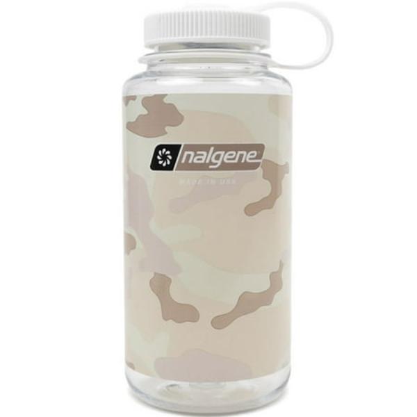 Picture of Nalgene 348823 32 oz Wide Mouth Sustain Bottle Camo Clear