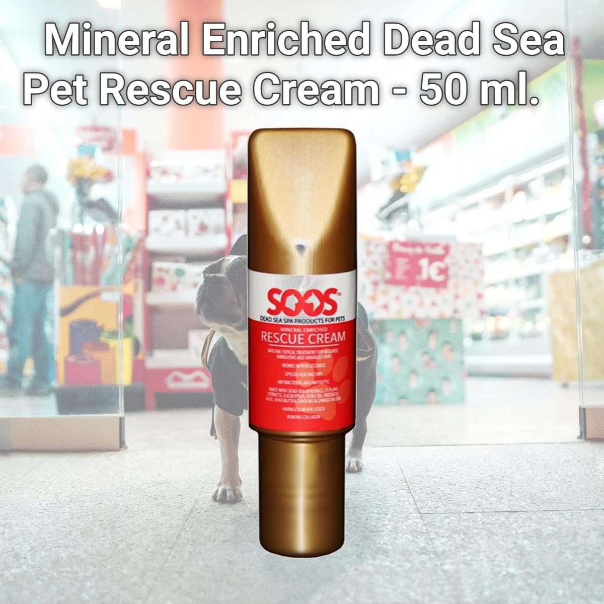 Picture of Soos PP109 Mineral Enriched Dead Sea Pet Rescue Cream - 50 ml.