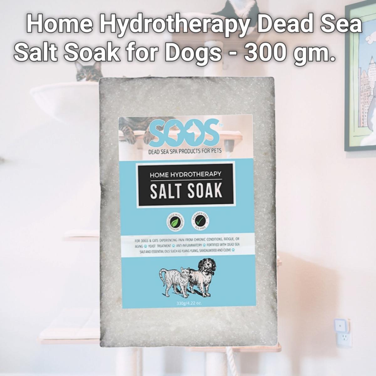 Picture of Soos PP125 Home Hydrotherapy Dead Sea Salt Soak for Dogs - 300 gm.