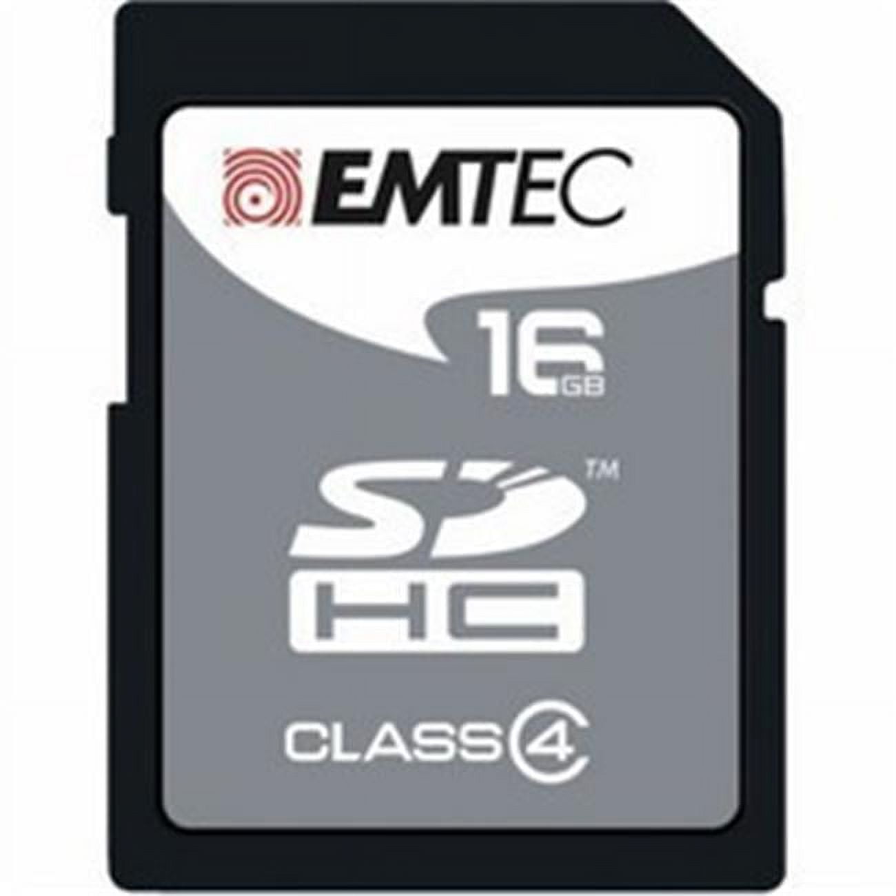 Picture of EMTEC ECMSD16GHC4 SDHC Memory Card 16GB Class 4