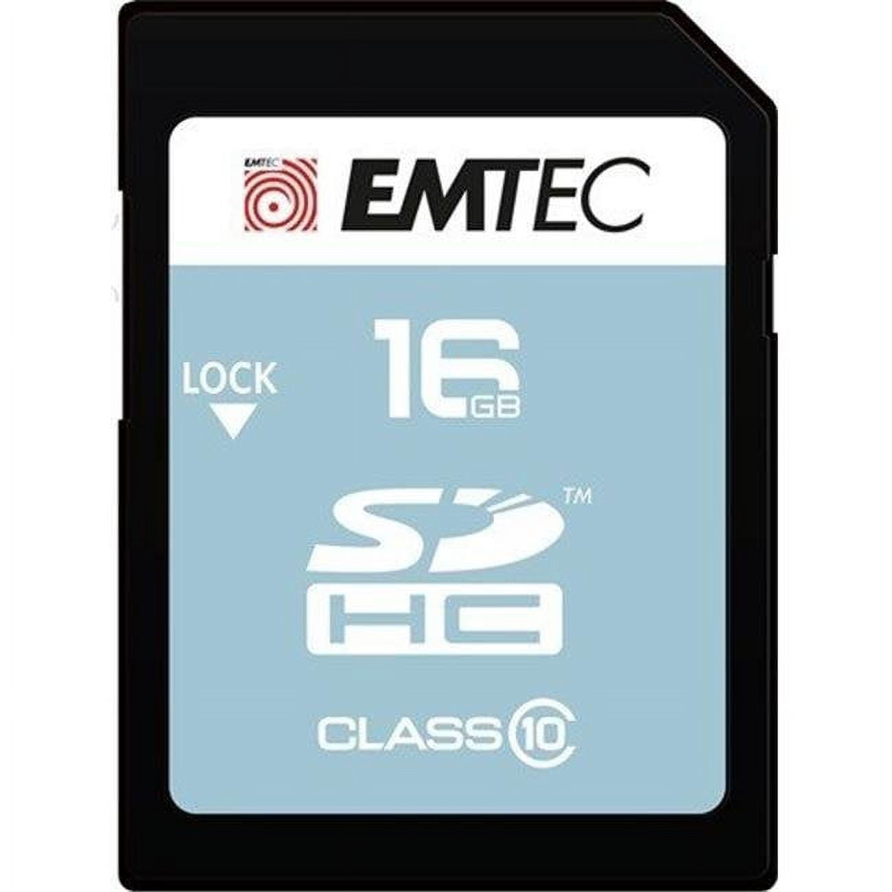 Picture of Emtec ECMSD16GHC10CG 16 GB Class 10 Classic SDHC Memory Card