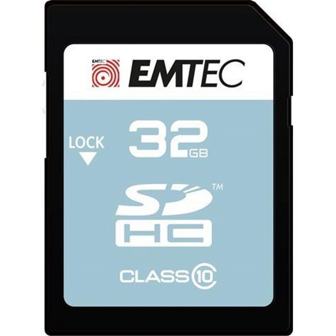Picture of Emtec ECMSD32GHC10CG 32 GB Class 10 Classic SDHC Memory Card