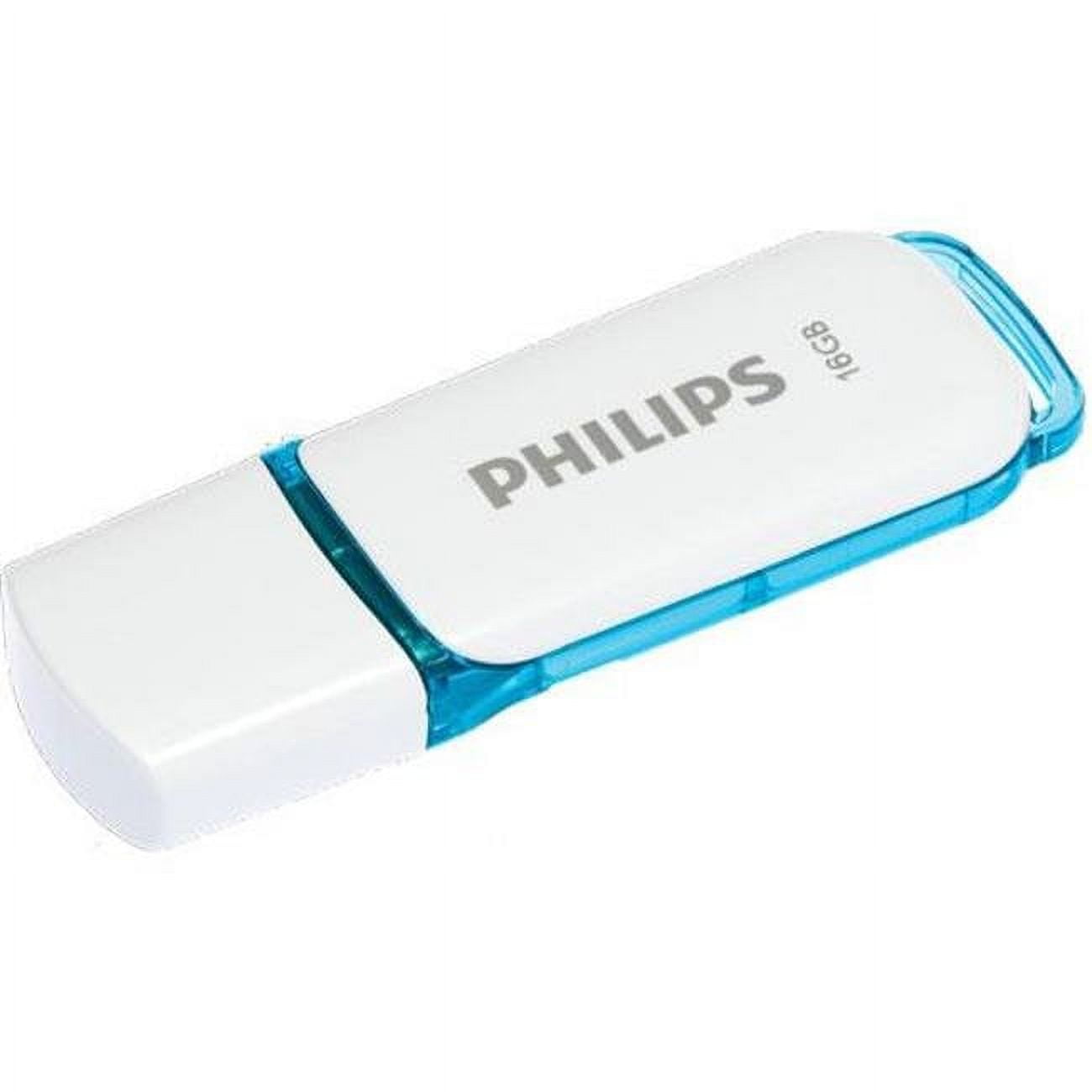 Picture of Philips PHMMD16GSNOWU2 USB2.0 16GB Snow Edition Flash Drive - Blue