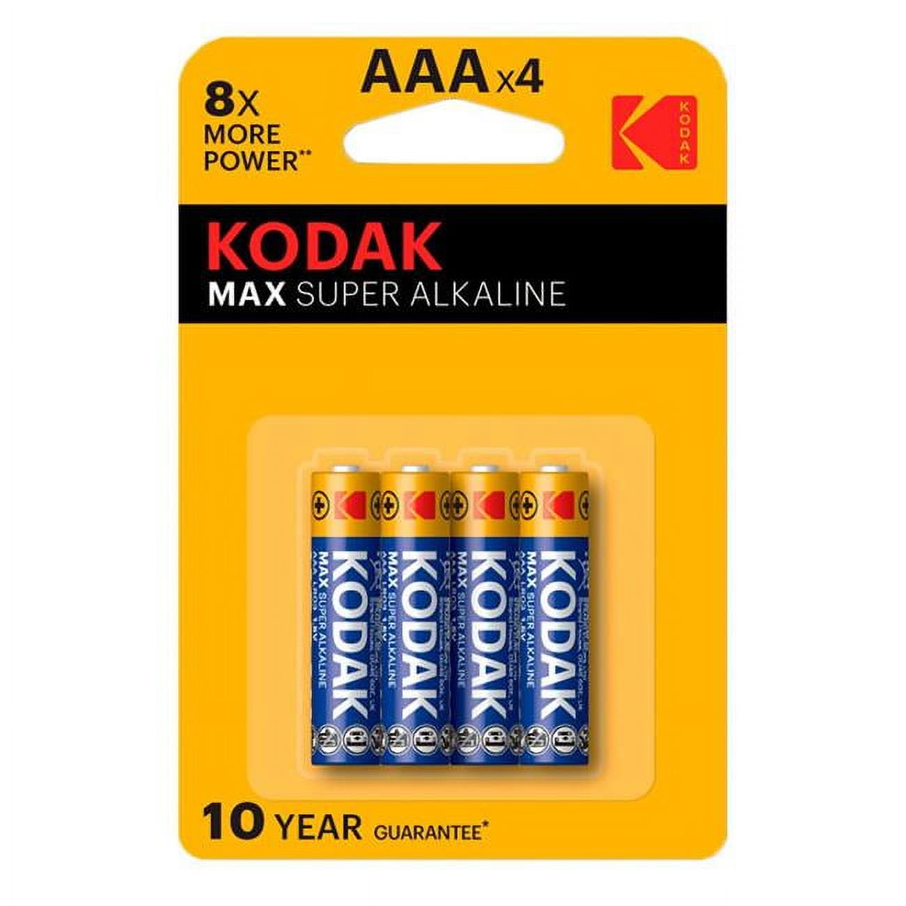 Picture of Kodak 30413504 Max Alkaline AA 4 Units Battery - Pack of 16