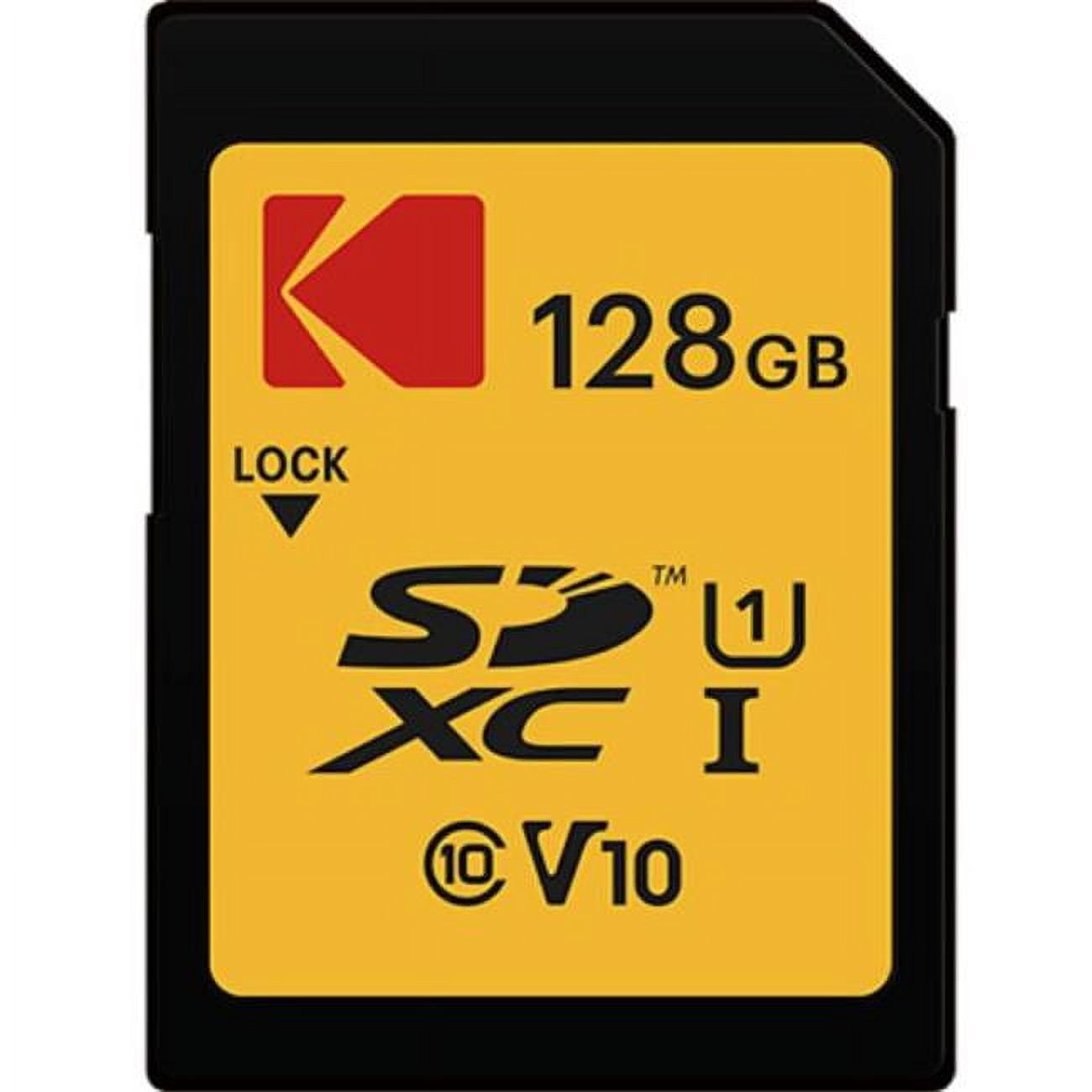Picture of Kodak EKMSD128GXC10K 128GB CL10 UHS-I U1 Premium Memory Card