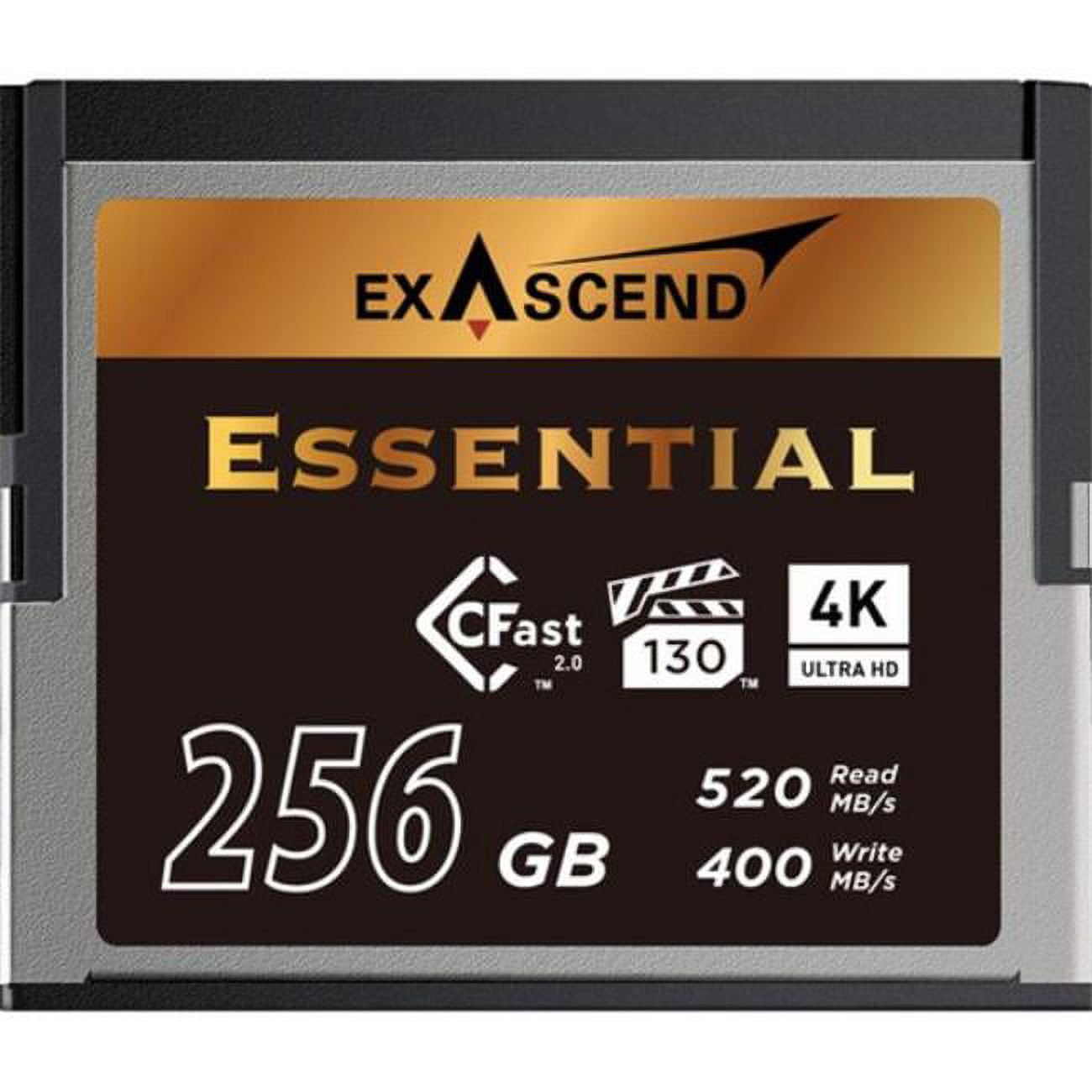 Picture of Exascend EXSD3X256GB 256GB Essential CFast Memory Card