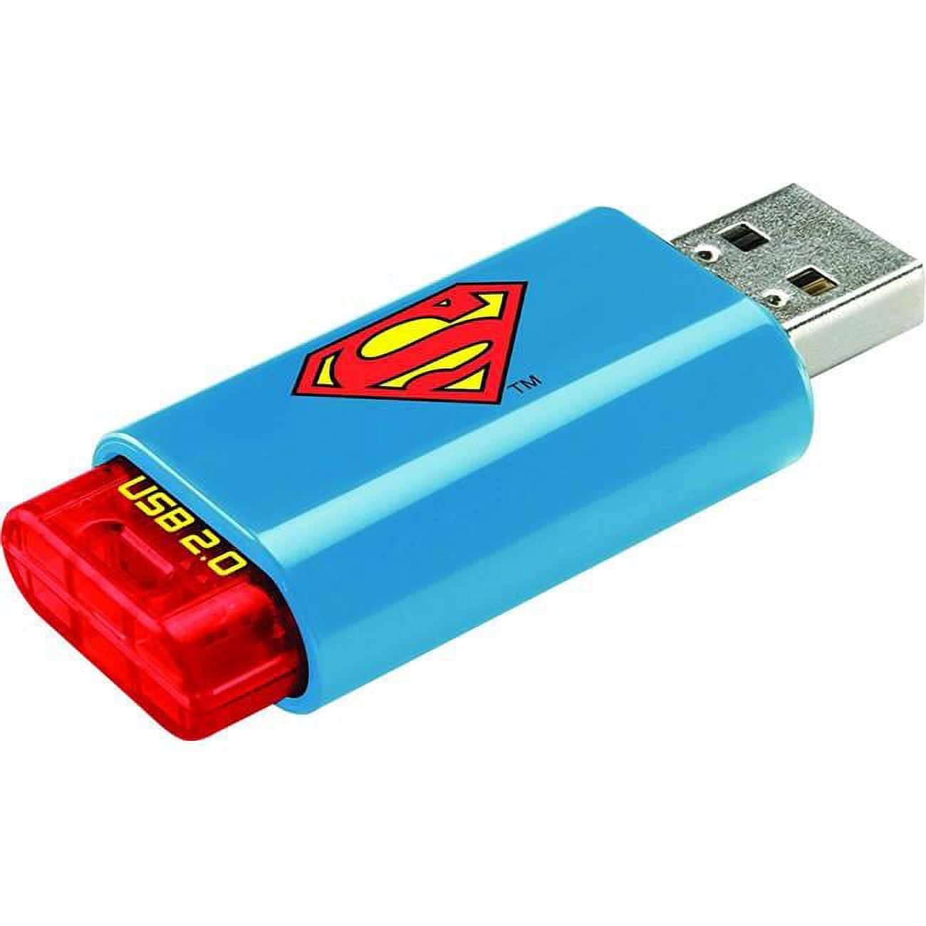 Picture of EMTEC ECMMD8GC600SM C600 Click 8GB USB 2.0 Flash Drive - Superman