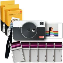 Picture of Prinics PRNBNDLC210RW Kodak Mini Shot 2 Camera - 60 Sheets Portable Wireless Instant Camera & Photo Printer&#44; Compatible with iOS & Android - White