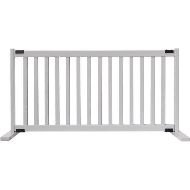 Picture of Dynamic Accents DA802 20 in. Tall Kensington Series Free Standing Solid Wood Pet Gate&#44; Pumice Grey - Large