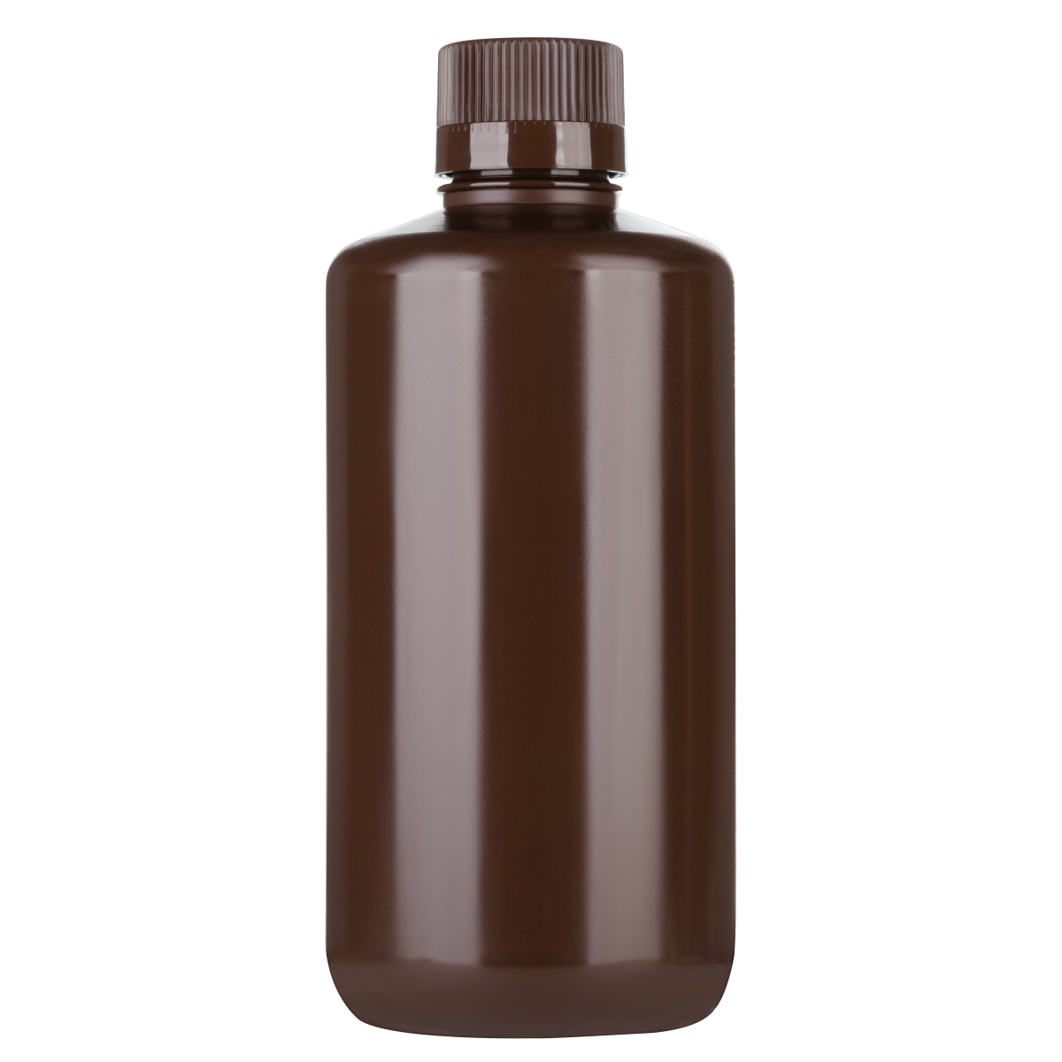 NMPB1000A Bottle Packaging NM Amber HDPE 1000ml