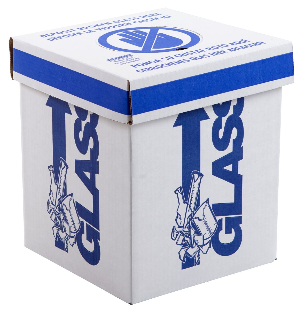 797015 Disposal Box Glass Bench Model, 10x8x8' CS/6