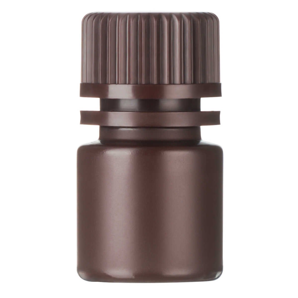 WMPB008A Bottle Packaging WM Amber HDPE 8ml