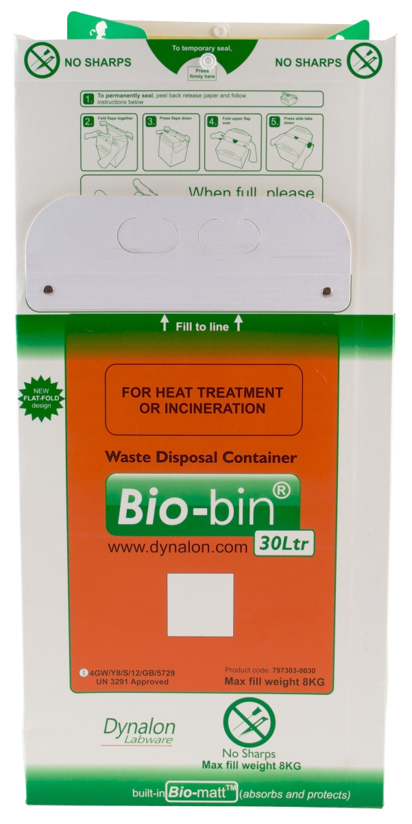 797303-0030 Bio-Bin Floor,11x11x16.3' 30L CS/10