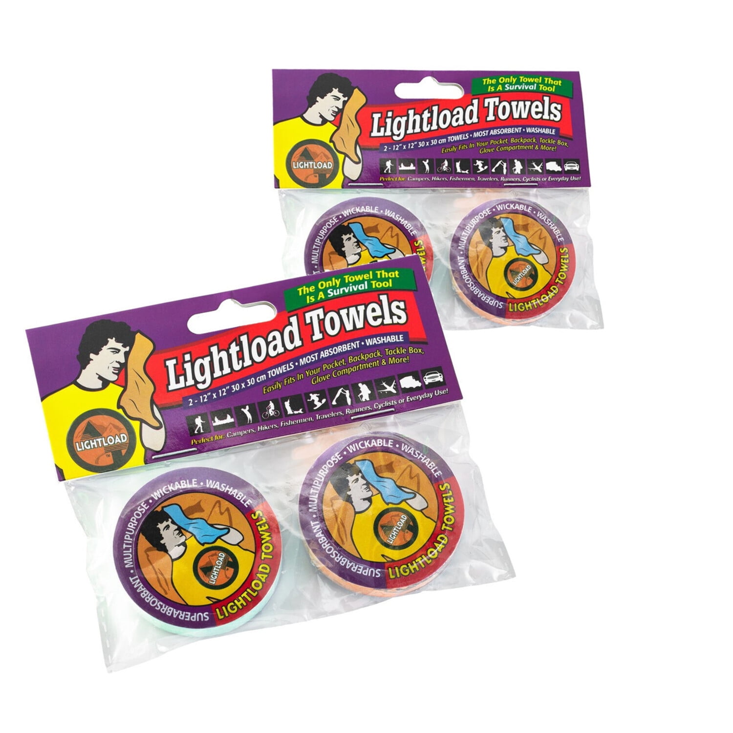 12 x 12 in. 2 oz Two Quick Dry  with Most Absorbent - Pack of 2