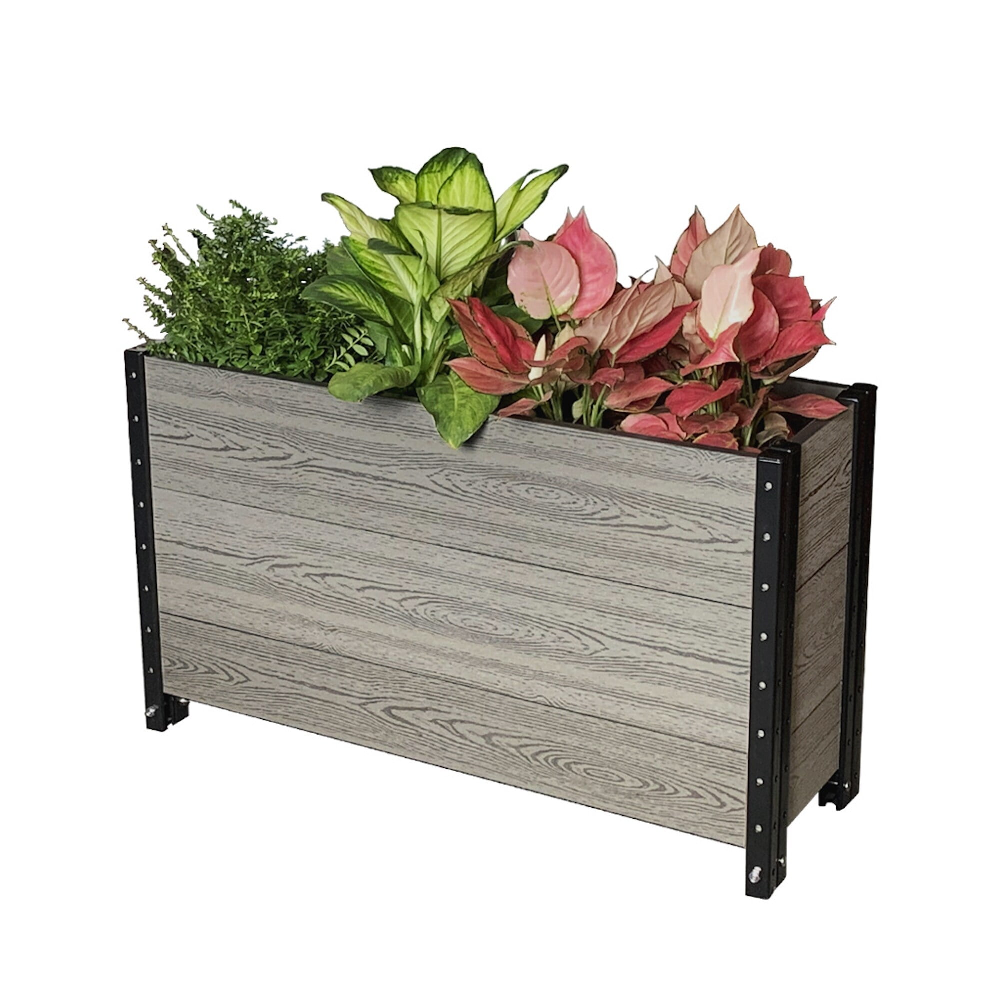 Picture of Everbloom E213612G 36 x 12 x 21 in. Elevated Deep Trough Planter in Grey