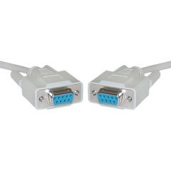 CableWholesale 10D1-20406 Null Modem Cable DB9 Female UL rated 8 Conductor 6 foot