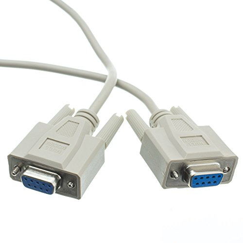 CableWholesale 10D1-20425 Null Modem Cable  DB9 Female  UL rated  8 Conductor  25 foot