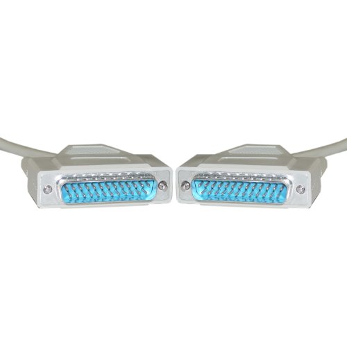 Serial Cable  DB25 Male  RS-232  UL rated  1:1  3 foot
