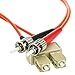 CableWholesale SCST-11102 Fiber Optic Cable  SC  ST  Multimode  Duplex  62.5-125  2 meter (6.6 foot)