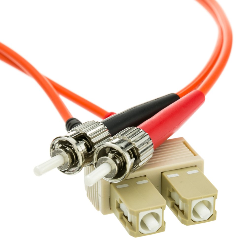 CableWholesale SCST-11105 Fiber Optic Cable  SC  ST  Multimode  Duplex  62.5-125  5 meter (16.5 foot)