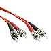 CableWholesale STST-11102 Fiber Optic Cable ST ST Multimode Duplex 62.5-125 2 meter (6.6 foot)