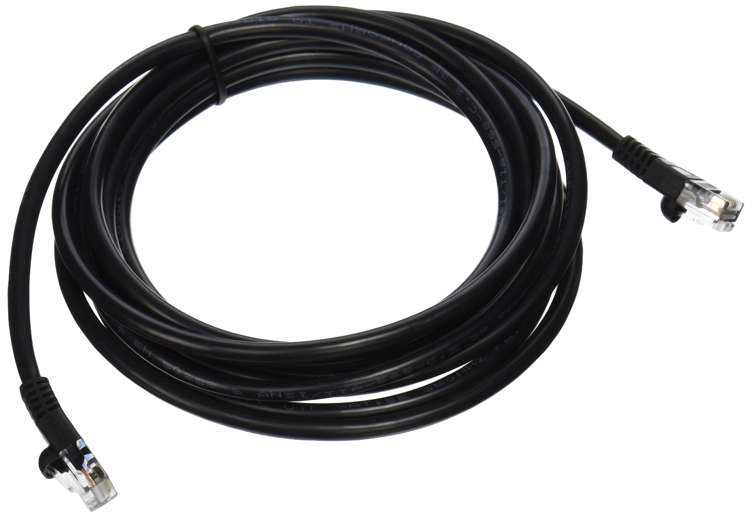 CableWholesale 10X6-02210 Cat5e Black Ethernet Patch Cable Snagless Molded Boot 10 foot