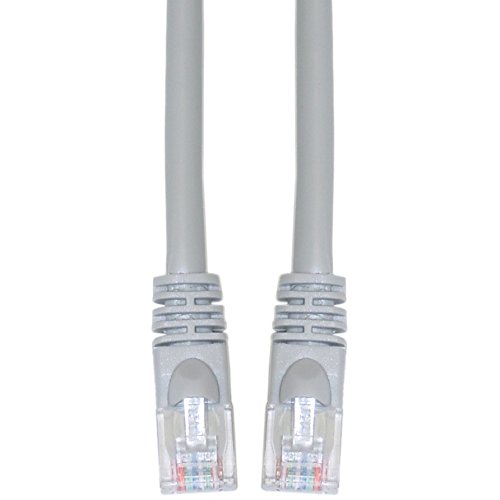 CableWholesale 10X6-33114 Cat5e Gray Ethernet Crossover Cable  Snagless Molded Boot  14 foot