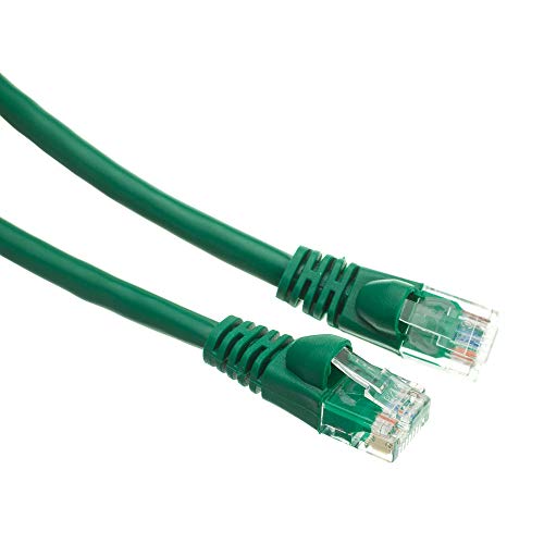 CableWholesale 10X8-05125 Cat6 Green Ethernet Patch Cable  Snagless Molded Boot  25 foot