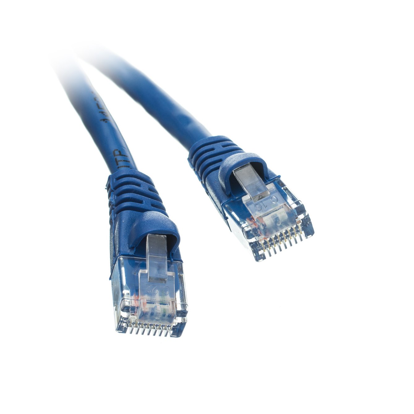 CableWholesale 13X6-06110 Cat6a Blue Ethernet Patch Cable Snagless Molded Boot 500 MHz 10 foot