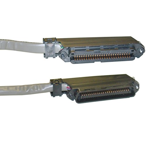 CableWholesale Cat 3 Telco Trunk Cable Centronics 50 (CN50) Male to Centronics 50 (CN50) Female 25 Twisted Pairs 90 degree orientation 25 foot