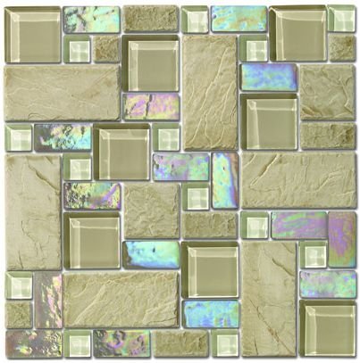 Alps Glass Mosaic Tile - Berna