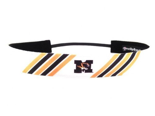 1454 NCAA Missouri Stripes Headband - Pack of 2
