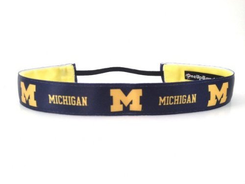 NCAA Michigan Team Colors Headband - Pack of 2
