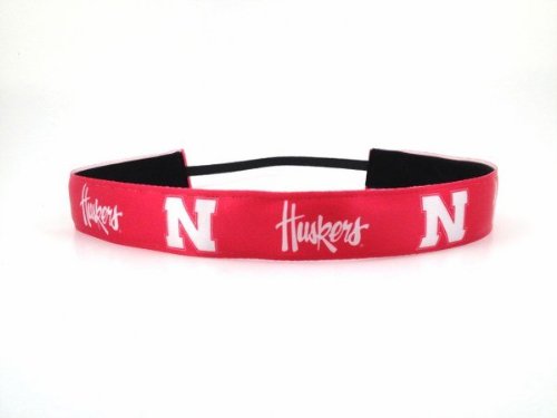 NCAA Nebraska Team Colors Headband - Pack of 2