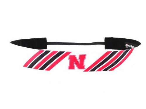 1459 NCAA Nebraska Stripes Headband - Pack of 2