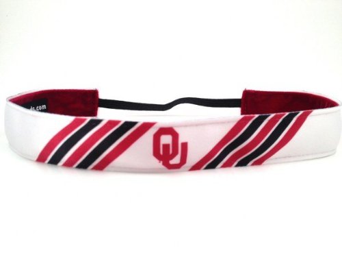 NCAA Oklahoma Sooners Stripes Headband - Pack of 2