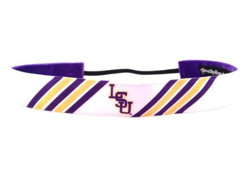 NCAA LSU Stripes Headband - Pack of 2