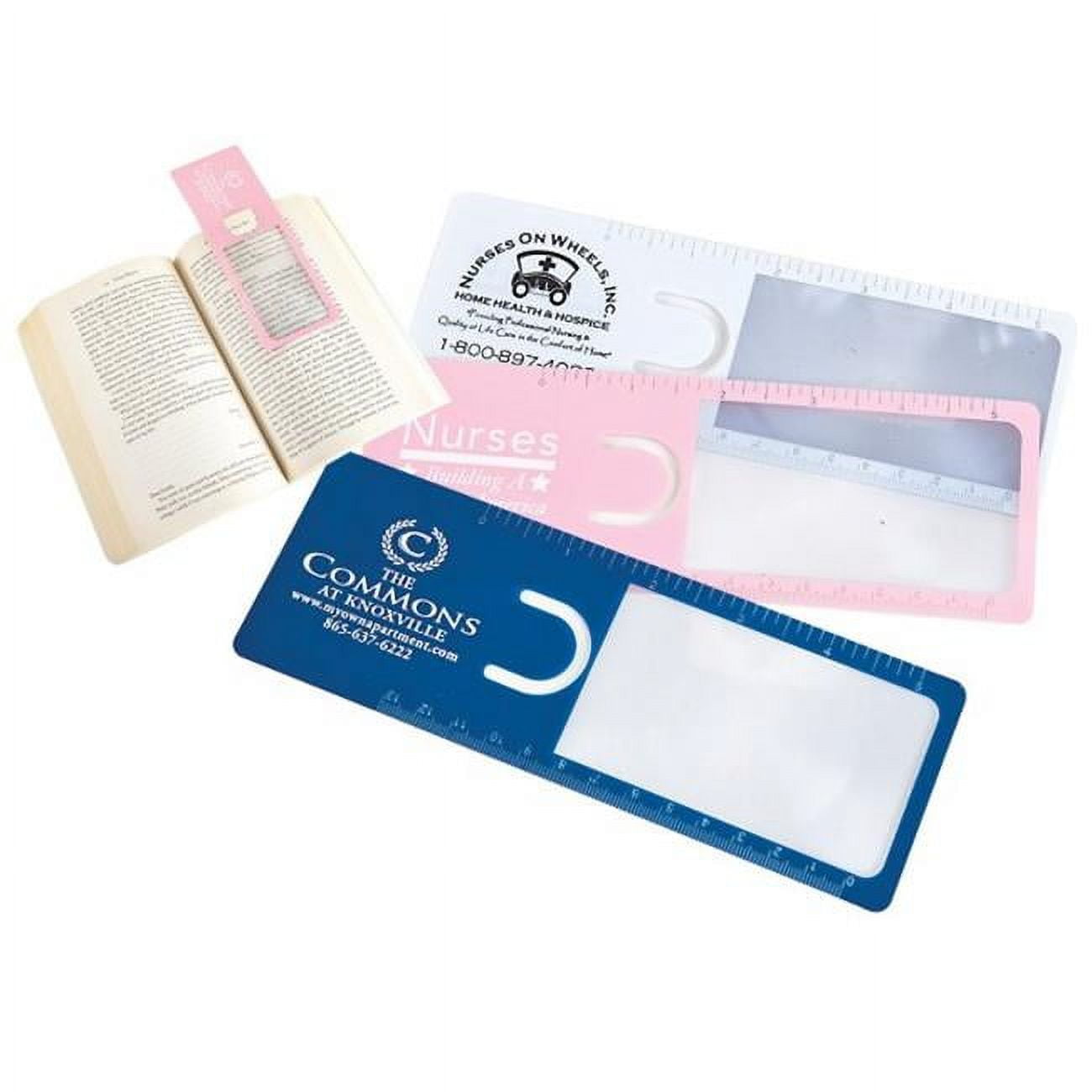 Waldor 501Assorted Readers Mark Bookmark Magnifier - Pack of 50