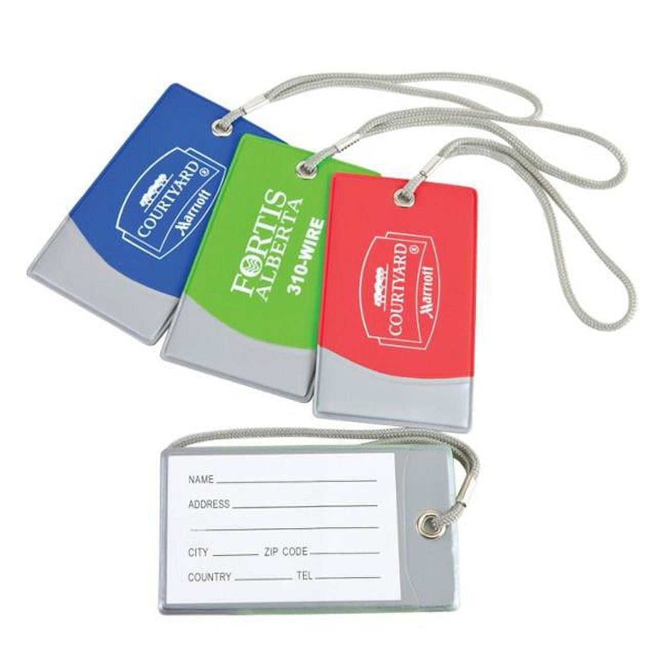 Waldor 534Assorted Bright Spot Luggage Tag - Pack of 50
