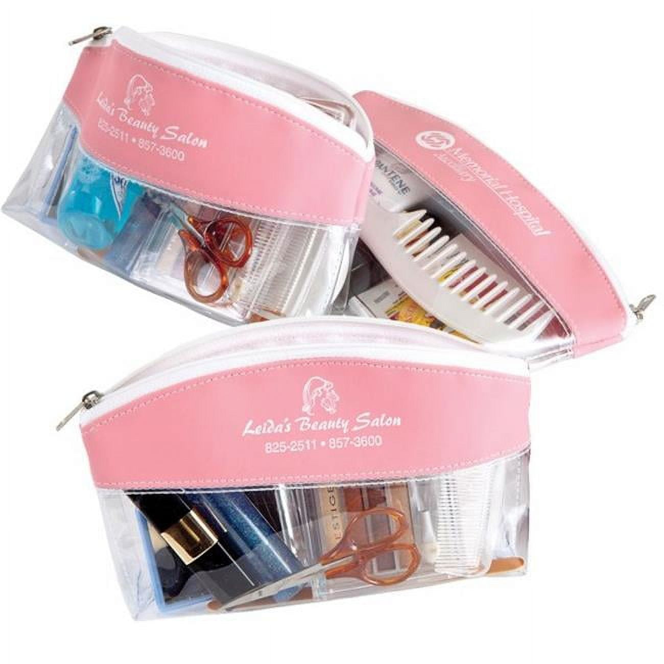 Waldor 924 Clearly Pink Cosmetic Bag - Pack of 50