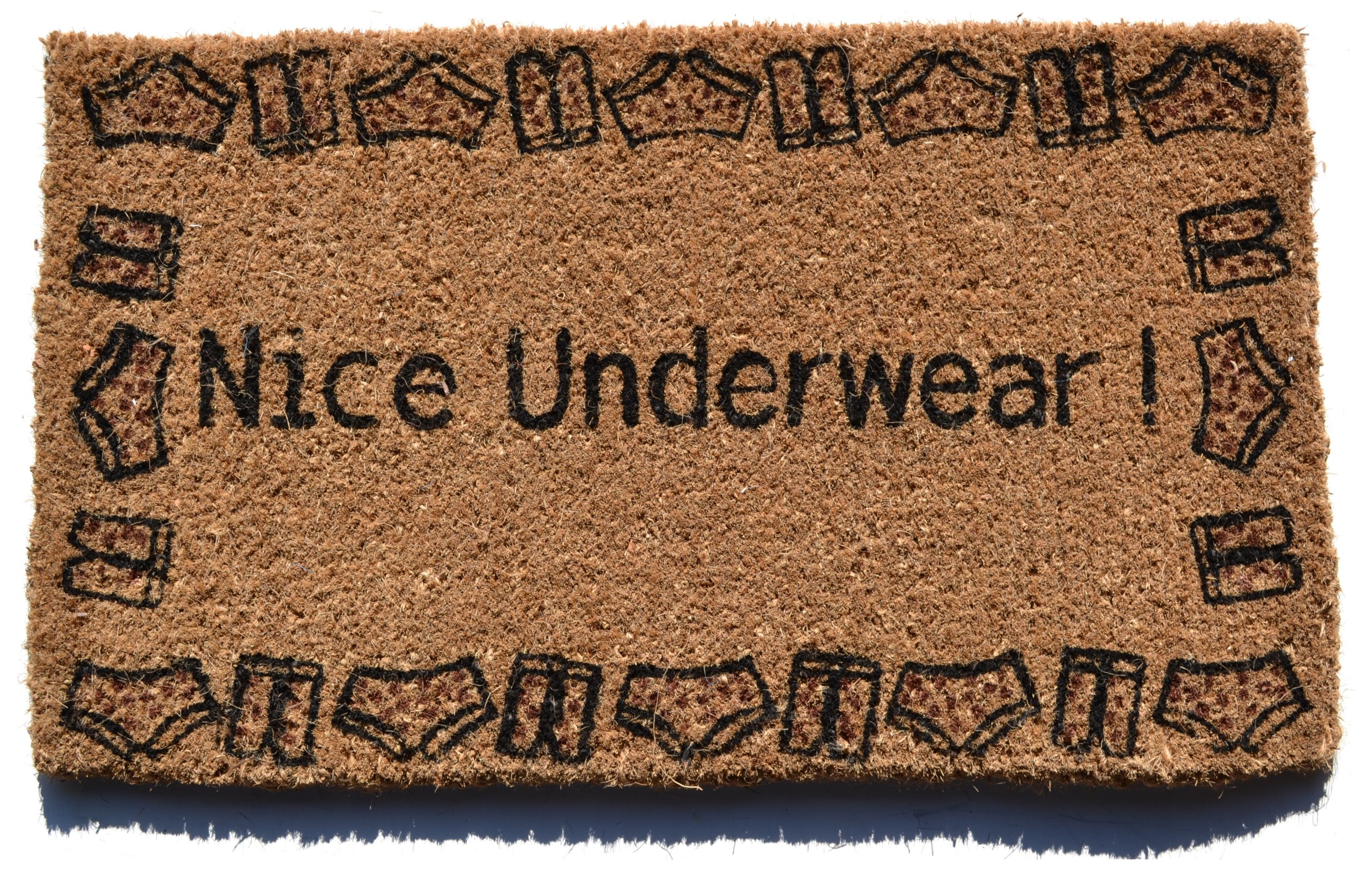 Imports Decor  Nice Underwear Doormat