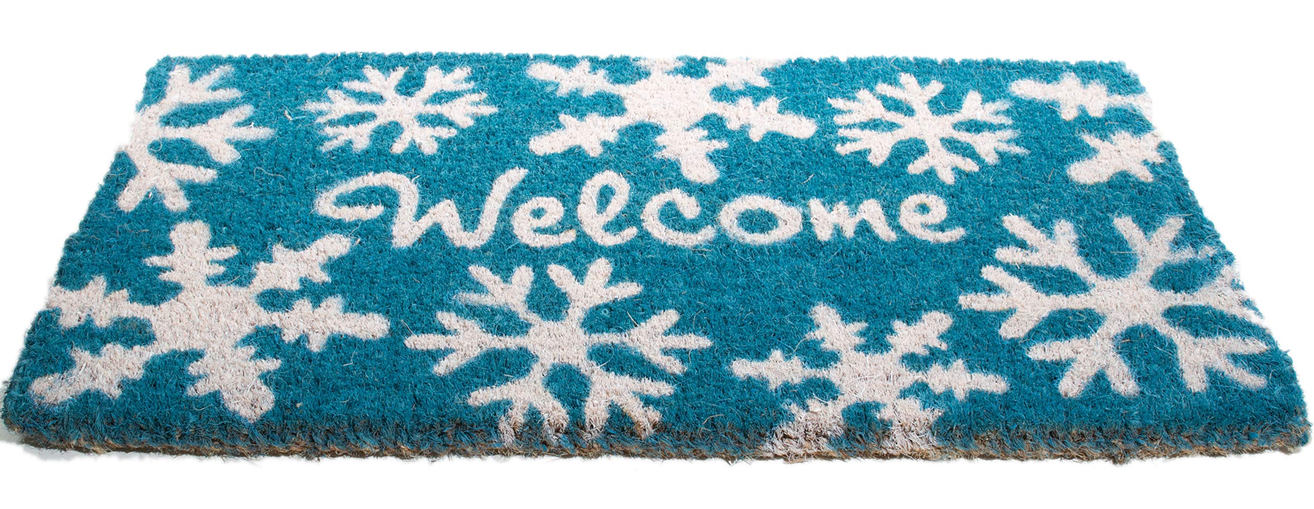 Imports Decor  Welcome Snow Flakes Doormat