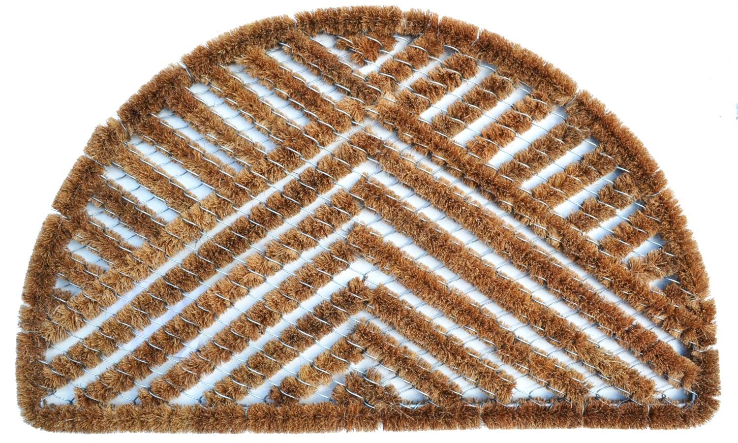Half-round Spiral Doormat  Triangle