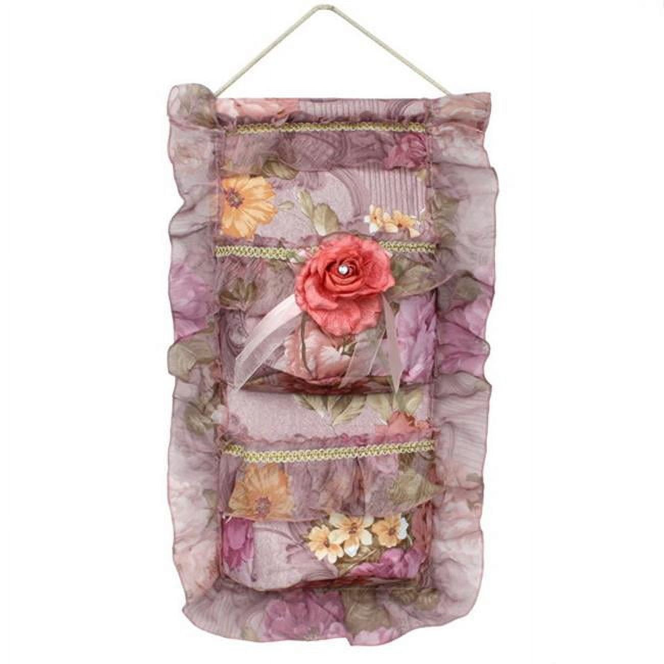 YF-WH085 Bud Silk and Red Rose Wall Hanging/ Wall Organizers /Wall Baskets/Hanging Baskets