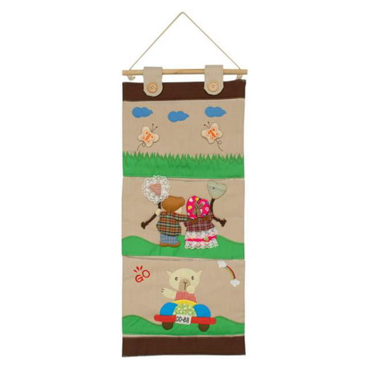 Go And Play Ivory/Wall Hanging/Wall Pocket/Hanging Baskets/Wall Organizers